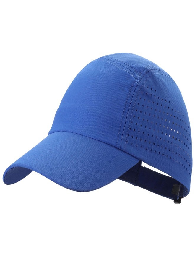 Connectyle Men's Performance Baseball Cap for Running & Golf UV Sun Protection Quick Dry Fit Hat Adjustable Sport Cap Blue - Image 1